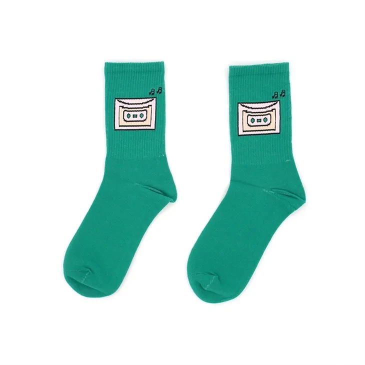 Grønne tegneseriesokker