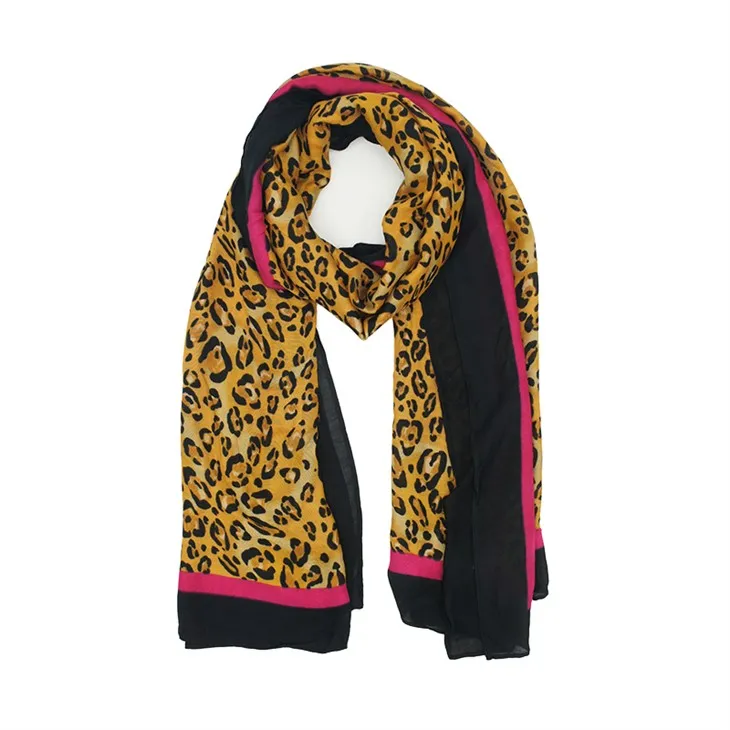 Leopard Rayon skjerf