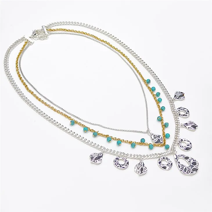 Layered Chain Necklace Set